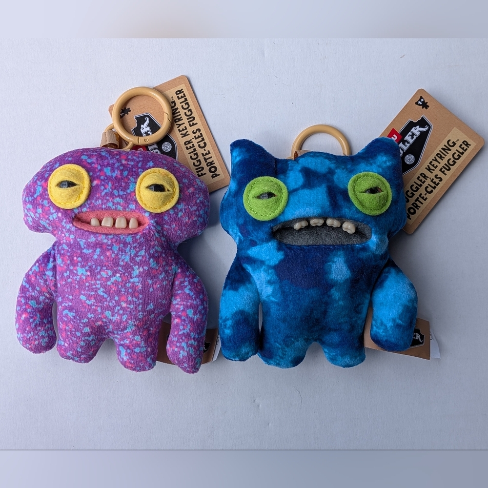 Fuggler Ugly Mystery Keychain, bag charm Lot Two